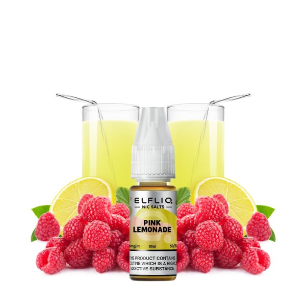 E-liquide Elfliq by Elfbar Pink Lemonade - Nic Salt 10ml - Sel de nicotine 10mg et 20mg