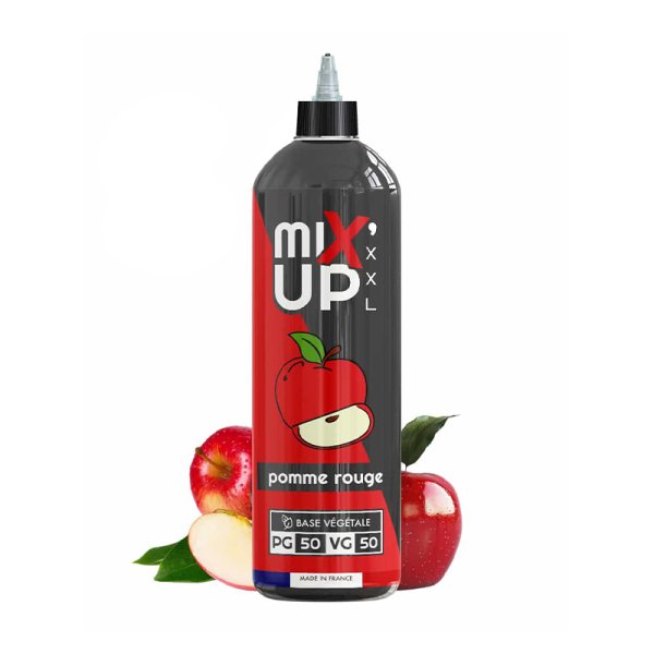 E-Liquide Mixup XXL Pomme rouge 1 litre 0mg - Sans Nicotine, Base 50/50 | Alliancetech.fr