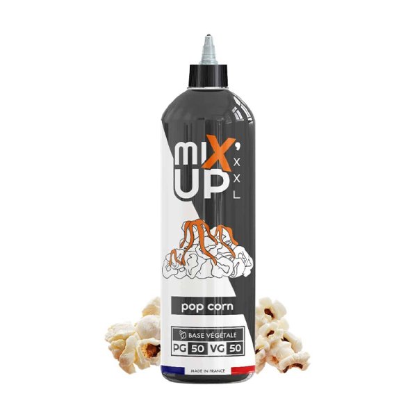 E-Liquide Mixup XXL Pop Corn 1 litre 0mg - Sans Nicotine, Base 50/50 | Alliancetech.fr