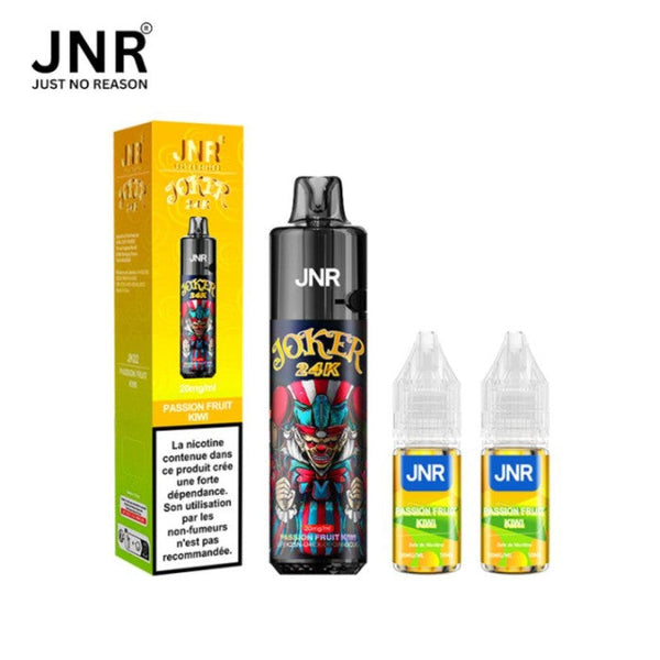 Puff JNR Rechargeable Passion Fruit Kiwi 24k Joker - cigarette électronique rechargeable