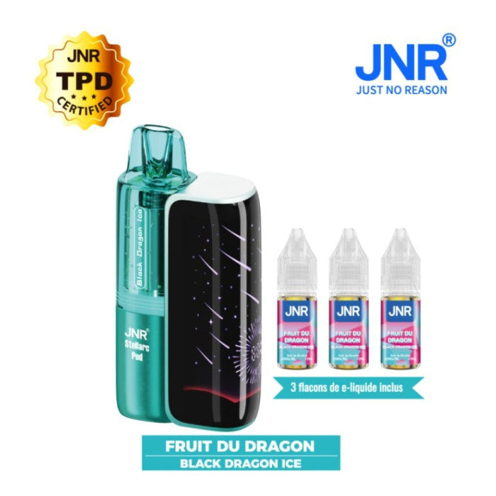 Puff JNR Stellarc 50k Black Dragon Ice - cigarette électronique rechargeable