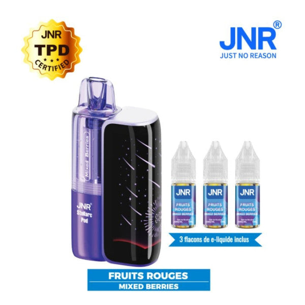 Puff JNR Stellarc 50k Mixed Berries - cigarette électronique rechargeable