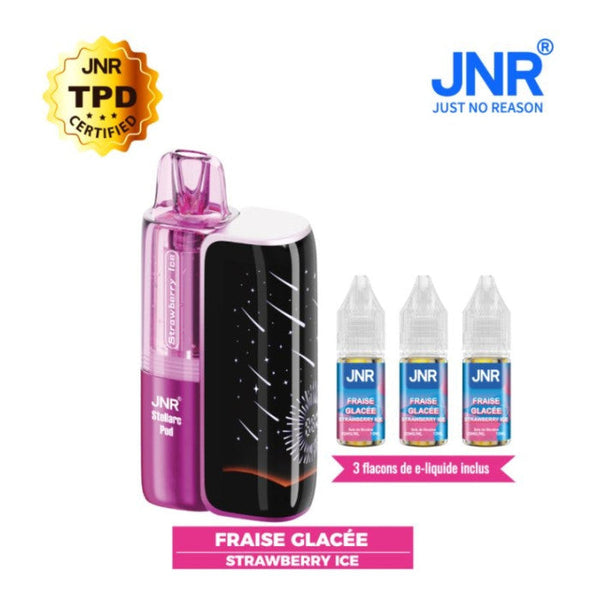 Puff JNR Stellarc 50k Strawberry Ice - cigarette électronique rechargeable