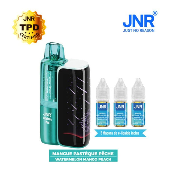 Puff JNR Stellarc 50k Watermelon Mango Peach - cigarette électronique rechargeable