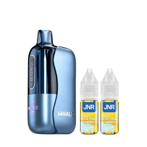 Puff JNR Whale 38K Blue Razz Cherry - JNR