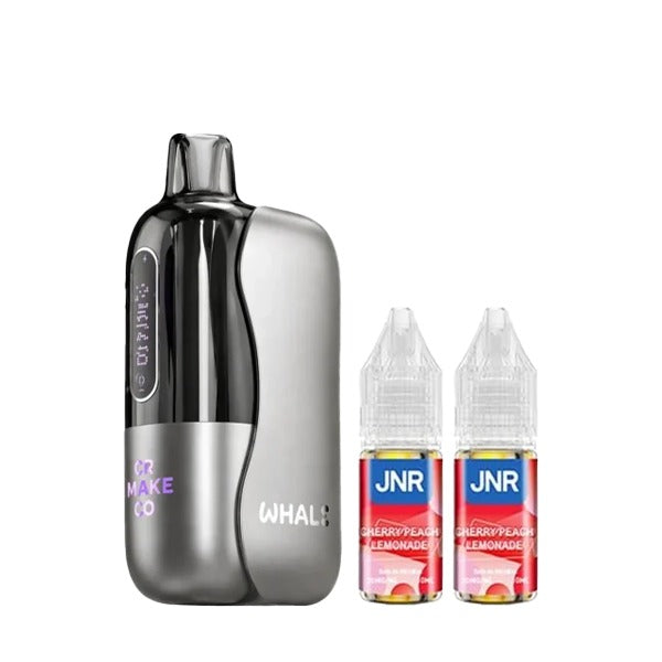Puff JNR Whale 38K Cherry Peach Lemonade - JNR