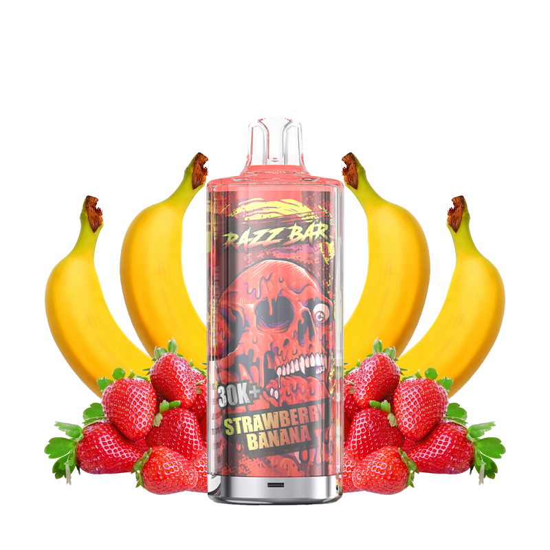 Puff RazzBar 30K Strawberry Banana - 20mg/ml