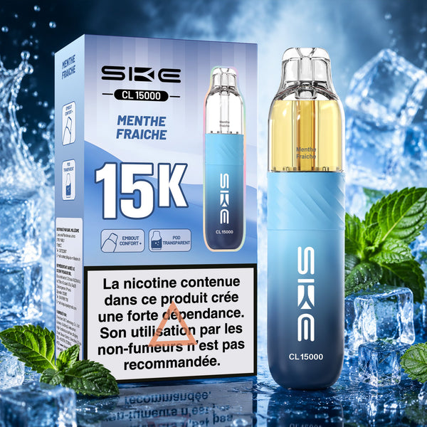 Puff SKE CL15000 15K - Menthe Fraîche - 10 mg