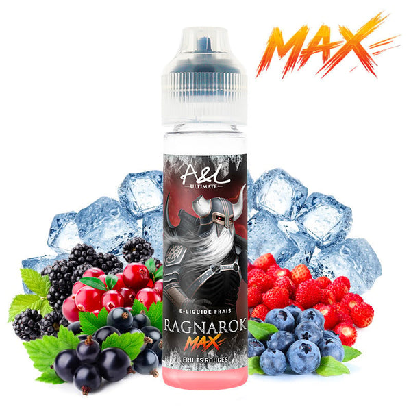 E-liquide Ragnarok Max A&L Ultimate 50ml - fruits rouges et cassis très frais