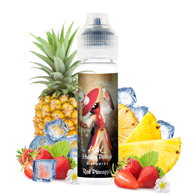 E-liquide Red Pineapple A&L Hidden Potion 50ml - ananas et fraise frais
