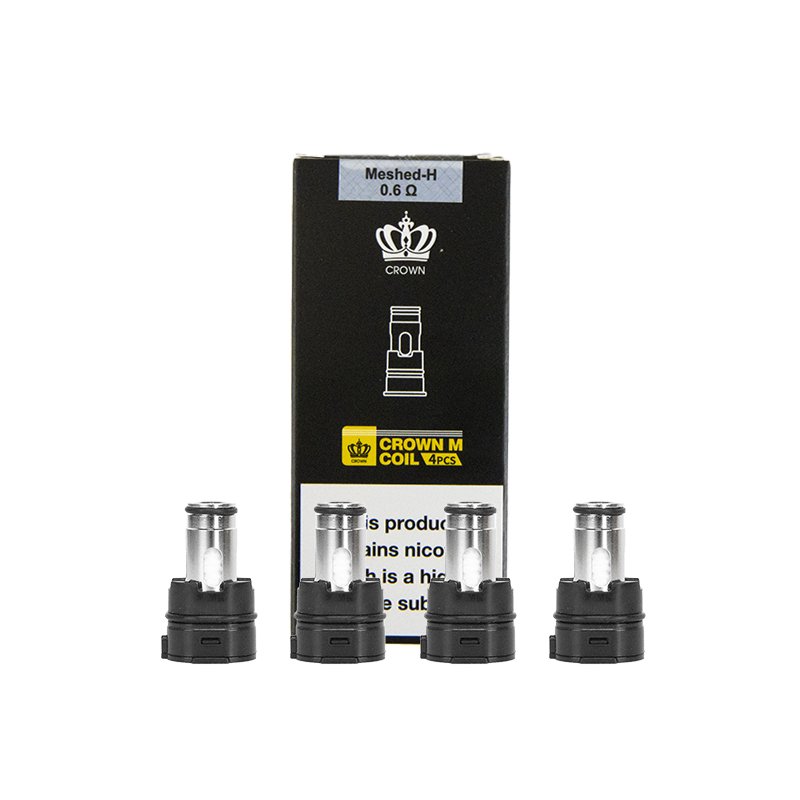 Résistances Crown M 0.4/0.8Ω Twin & 0.6Ω Mesh (X4) - Uwell - 0.6 ohm