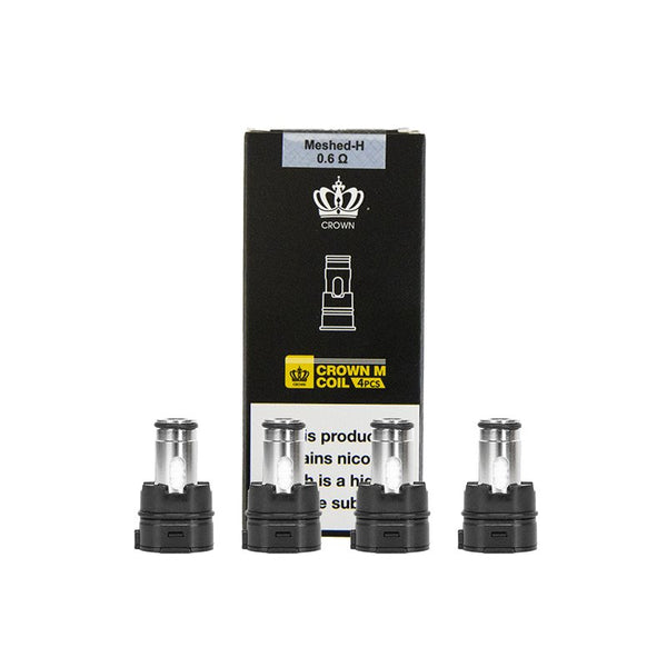 Résistances Crown M 0.4/0.8Ω Twin & 0.6Ω Mesh (X4) - Uwell - 0.6 ohm
