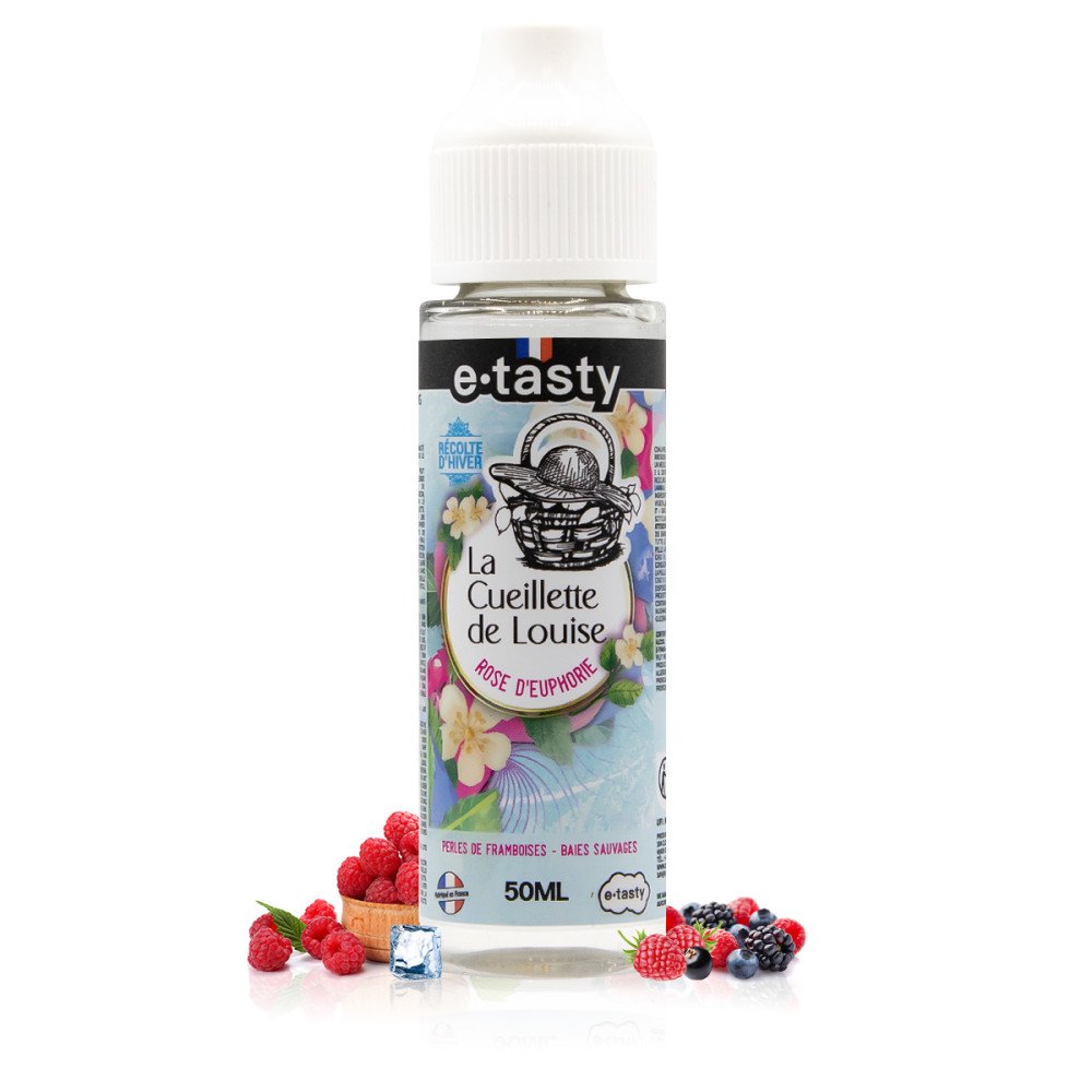 Rose d'Euphorie Frais 50ml La Cueillette de Louise - E-Tasty - e-liquide E-Tasty
