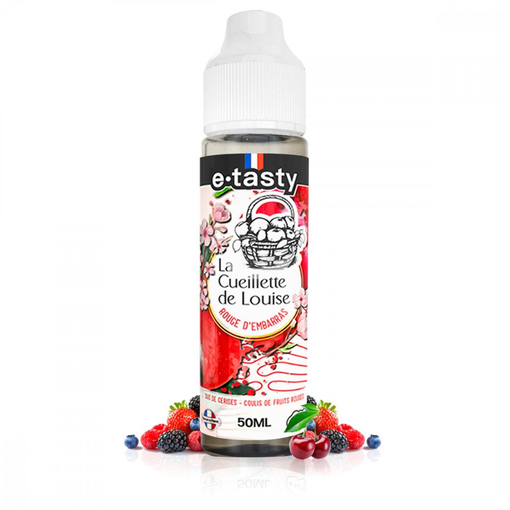 Rouge d'Embarras 50ml La Cueillette de Louise - E-Tasty - e-liquide E-Tasty