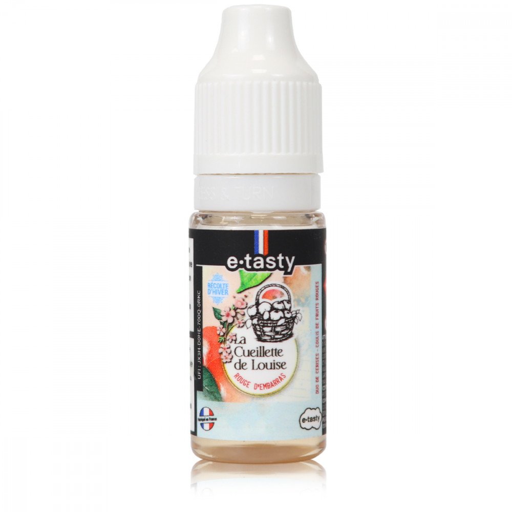 Rouge d'Embarras Frais 10ml La Cueillette de Louise - E-Tasty - e-liquide E-Tasty