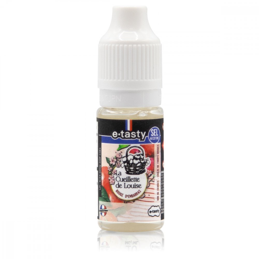 Rouge d'Embarras Sel de Nicotine 10ml La Cueillette de Louise - E-Tasty - e-liquide E-Tasty
