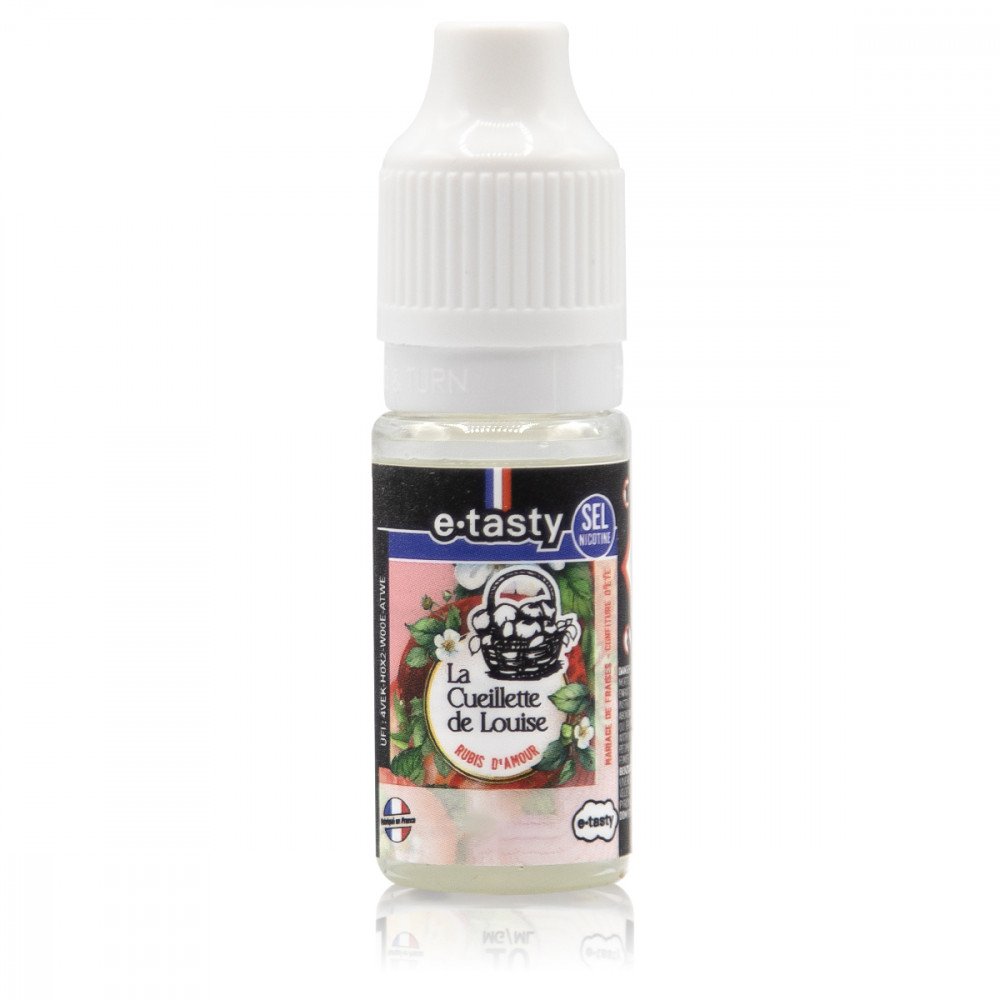 Rubis d'Amour Sel de Nicotine 10ml La Cueillette de Louise - E-Tasty - e-liquide E-Tasty