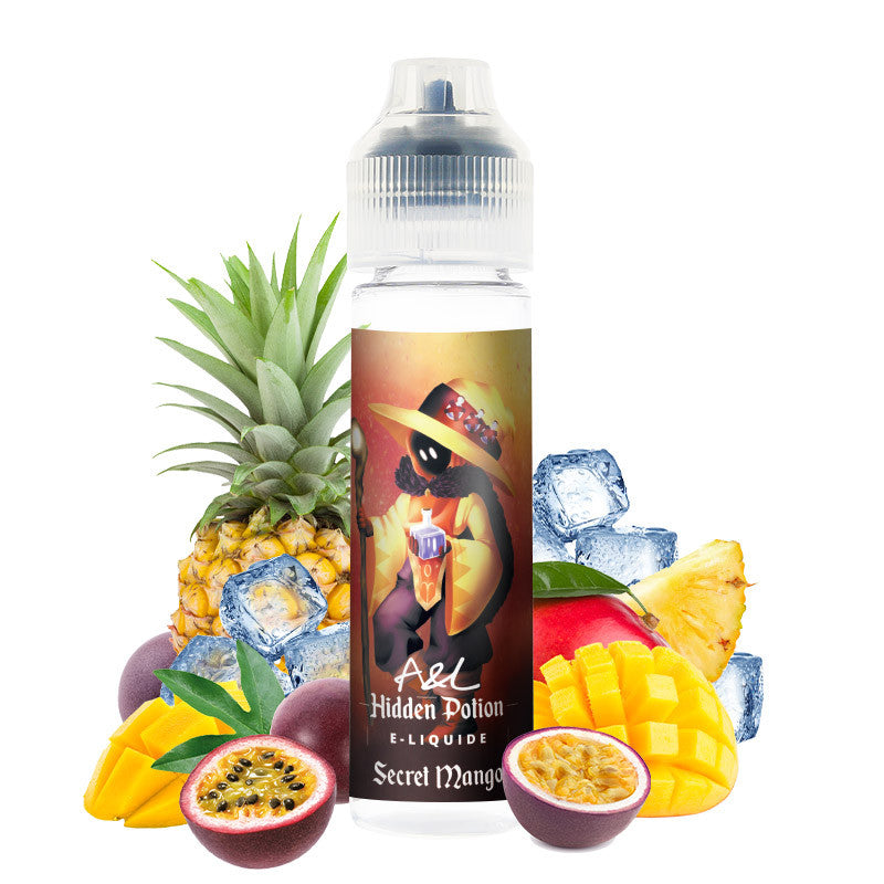 E-liquide Secret Mango A&L Hidden Potion 50ml - mangue, ananas et passion