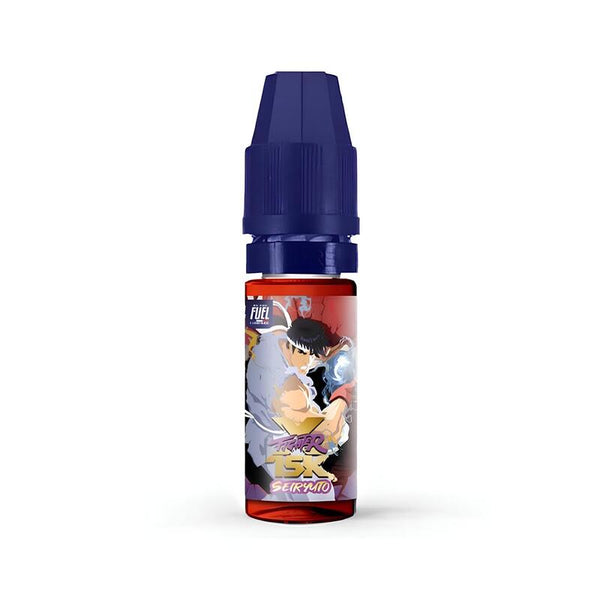 E-liquide Seiryuto Sel de Nicotine 10ml XFighter 15K Fighter Fuel - saveurs fruits rouges, cerise, fraîcheur
