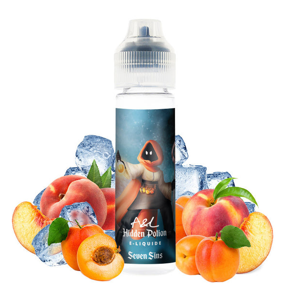 E-liquide Seven Sins A&L Hidden Potion 50ml - pêche et abricot frais