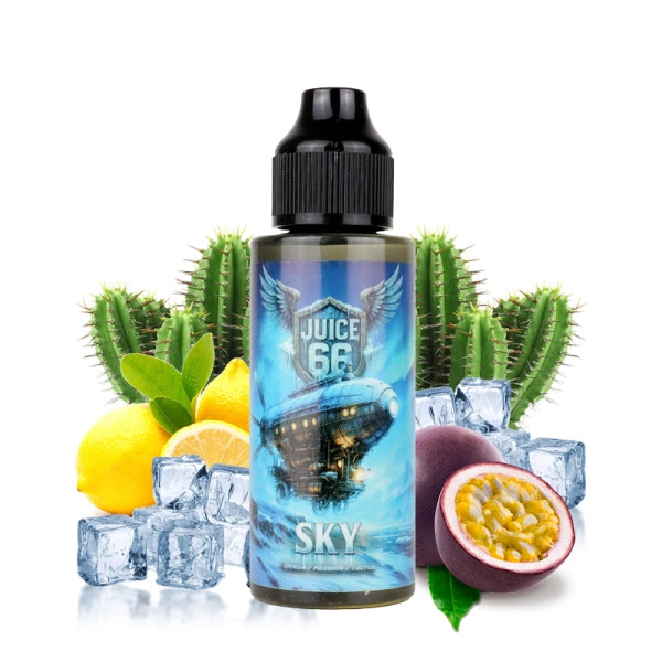 Sky 0mg 100ml - Icebreak by Juice 66 - Juice 66 - Cigarette Électronique & Vape | Alliancetech.fr