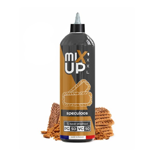 E-Liquide Mixup XXL Speculoos 1 litre 0mg - Sans Nicotine, Base 50/50 | Alliancetech.fr