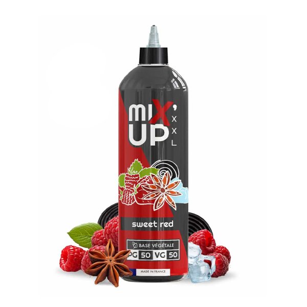 E-Liquide Mixup XXL Sweet Red 1 litre 0mg - Sans Nicotine, Base 50/50 | Alliancetech.fr