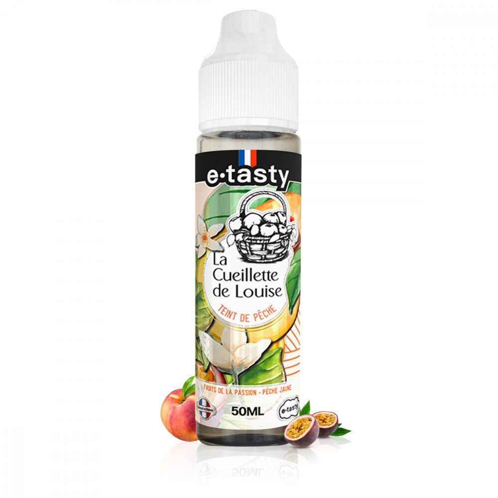 Teint de Pêche 50ml La Cueillette de Louise - E-Tasty - e-liquide E-Tasty