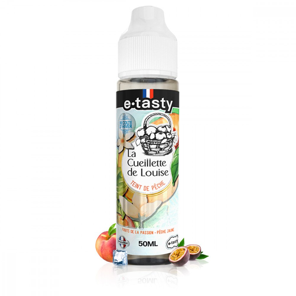 Teint de Pêche Frais 50ml La Cueillette de Louise - E-Tasty - e-liquide E-Tasty