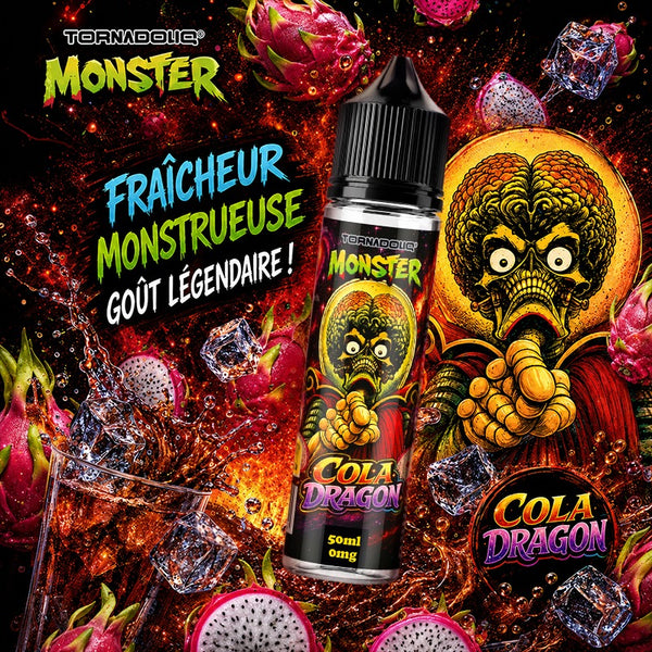 Tornadoliq Monster Cola Dragon 50ml - cola et fruit du dragon