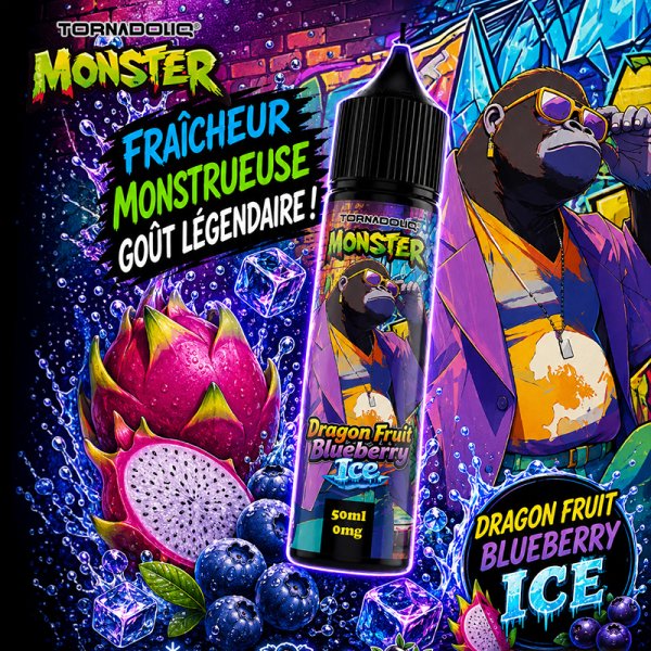 Tornadoliq Monster Dragon Fruit Blueberry Ice 50ml