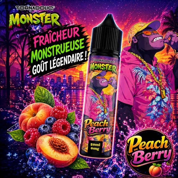 Tornadoliq Monster Peach Berry 50ml
