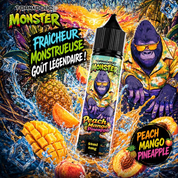 Tornadoliq Monster Peach Mango Pineapple 50ml