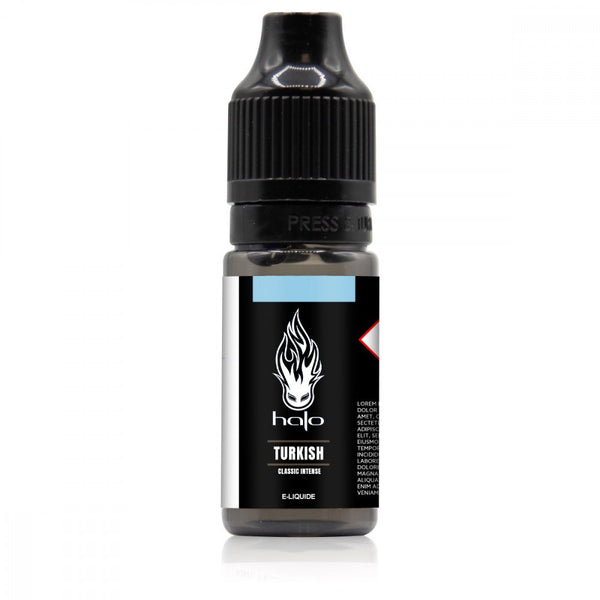 Turkish Sel de Nicotine 10ml - Halo - Classic blond turc, Notes sèches
