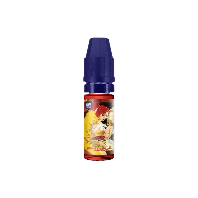 E-liquide Uraken Sel de Nicotine 10ml XFighter 15K Fighter Fuel - saveurs arbouse, fraise, fraîcheur