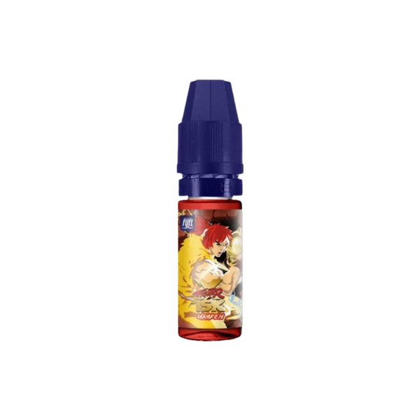 E-liquide Uraken Sel de Nicotine 10ml XFighter 15K Fighter Fuel - saveurs arbouse, fraise, fraîcheur
