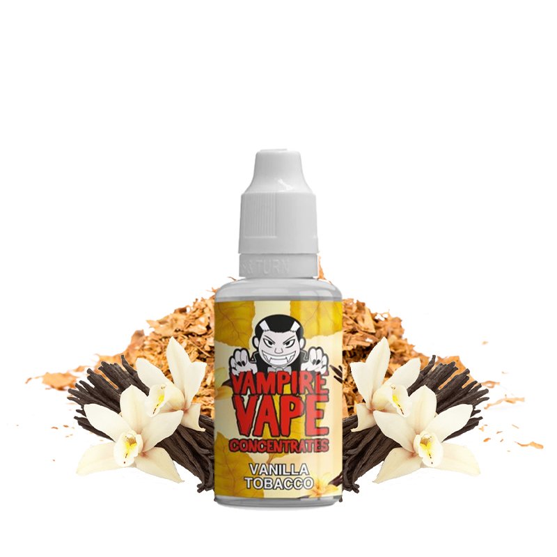 Concentré Vanilla Tobacco 30ml Vampire Vape - flacon 30ml