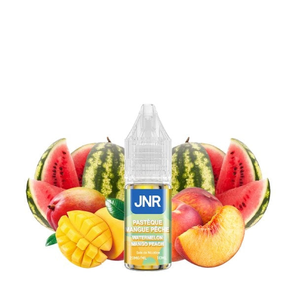 Watermelon Mango Peach Nic Salt 20mg 10ml - JNR - JNR - Cigarette Électronique & Vape | Alliancetech.fr