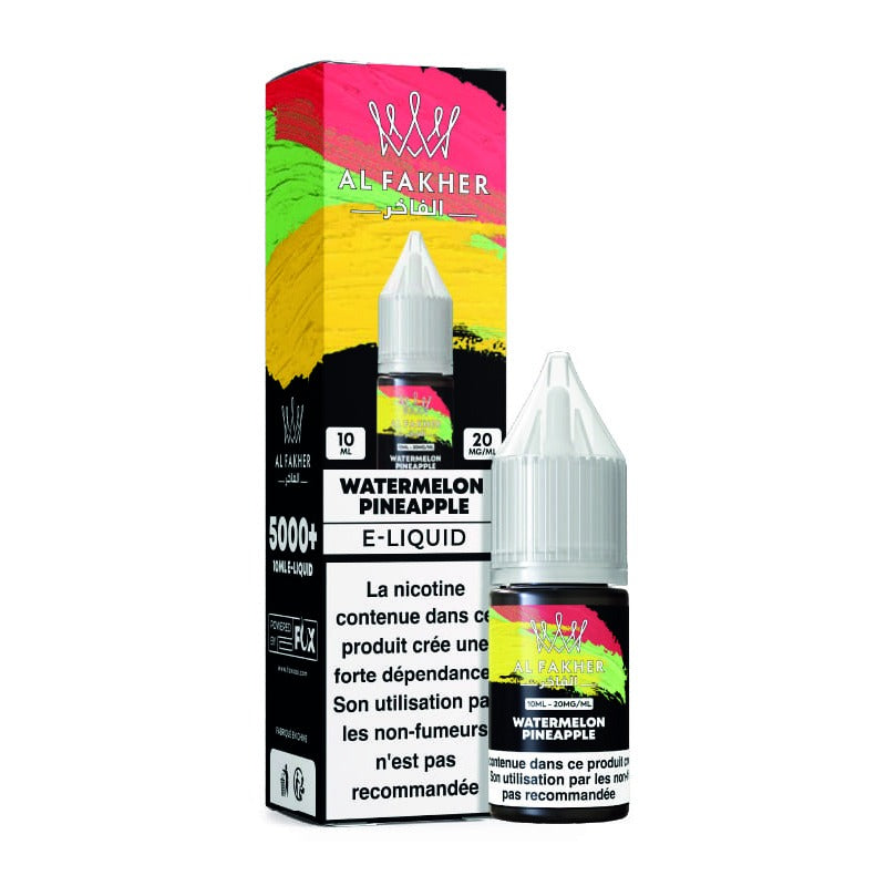 E-liquide Watermelon Pineapple Al Fakher - saveurs pastèque ananas, sel de nicotine 20mg 10ml