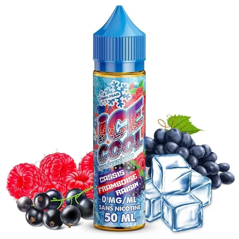 Cassis Framboise Raisin 50 ml - Ice Cool - Alliancetech.fr