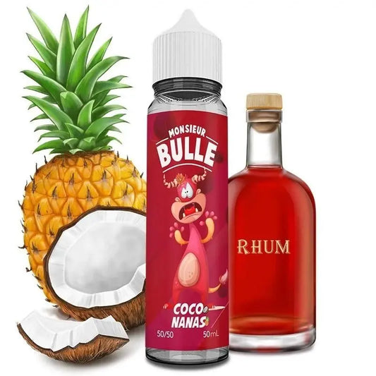 Coco Nanas 50 ml - Monsieur Bulle - Alliancetech.fr