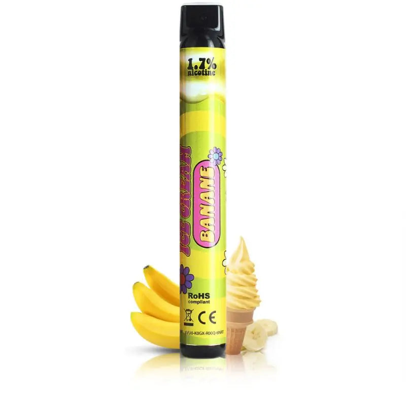 Ice Cream Banane 1.7% - Wpuff - Alliancetech.fr