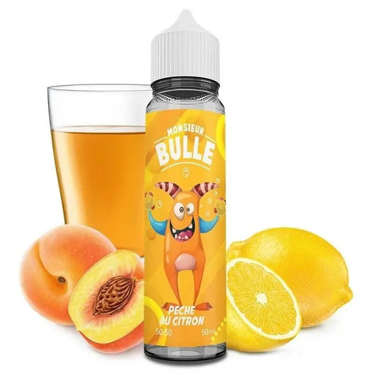 Pêche au Citron 50 ml - Monsieur Bulle - Alliancetech.fr