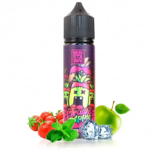 Strawz Apple 50 ml - Monsta Vape - Alliancetech.fr