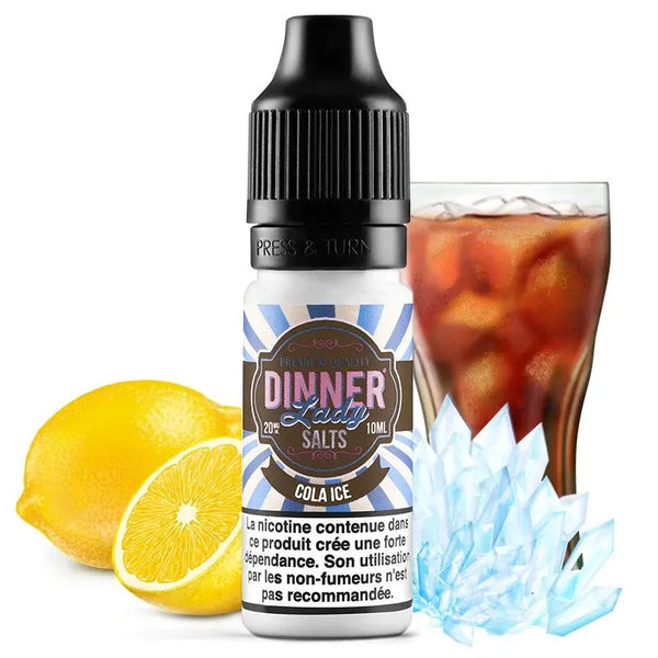 Cola Ice Salt Nic 10ml 20mg - Dinner Lady - Alliancetech.fr